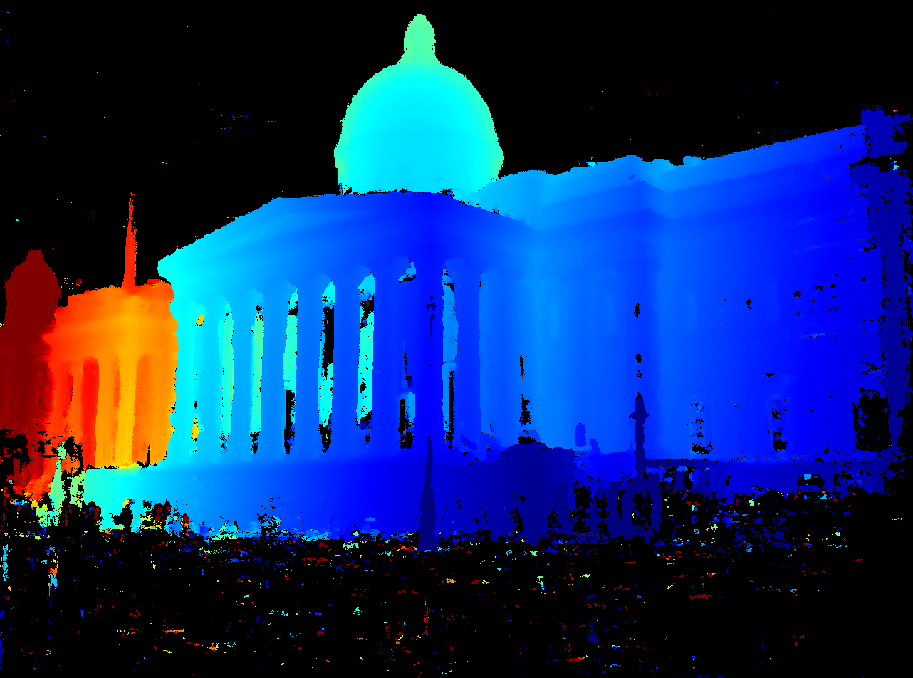 복원된 Depth Map